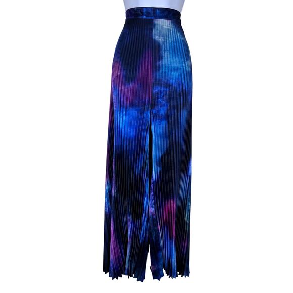 L'IDEE Bisous Pleated High Waisted Trouser Pants Women's 14‎ Galaxy Artsy Unique - Picture 5 of 15